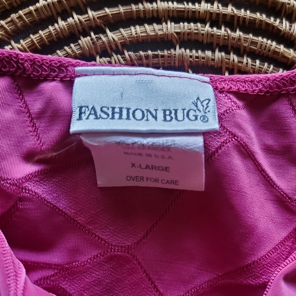 Y2K Hot Pink Cowl Neck Top - Picture 3 of 3